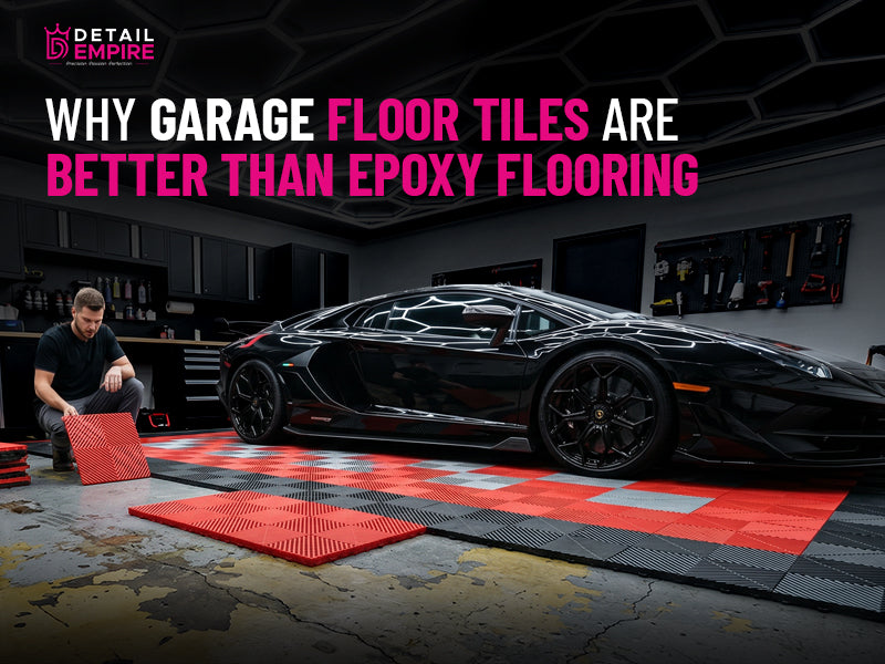 Garage Floor Tiles vs Epoxy Flooring