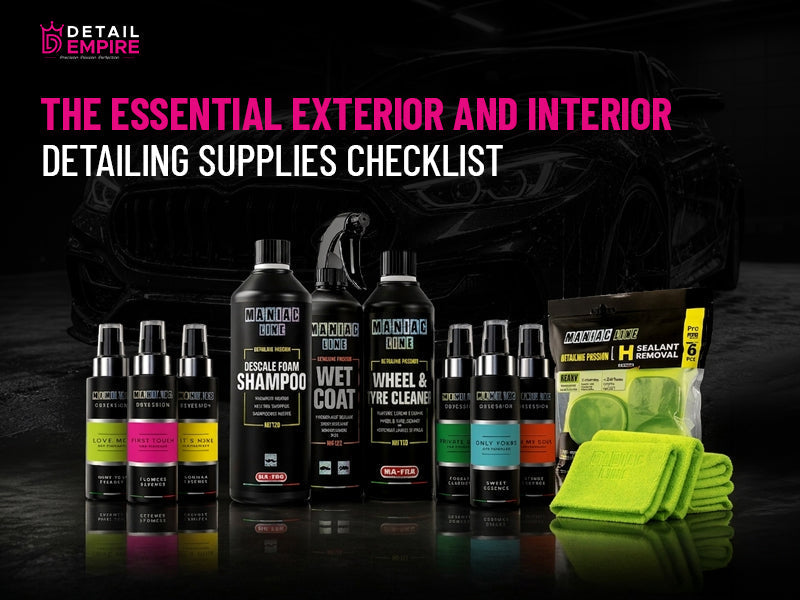 Detailing Supplies