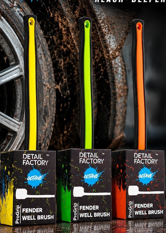 Detail Factory Octane ProGrip Fender Well Brush for Wheel Arches