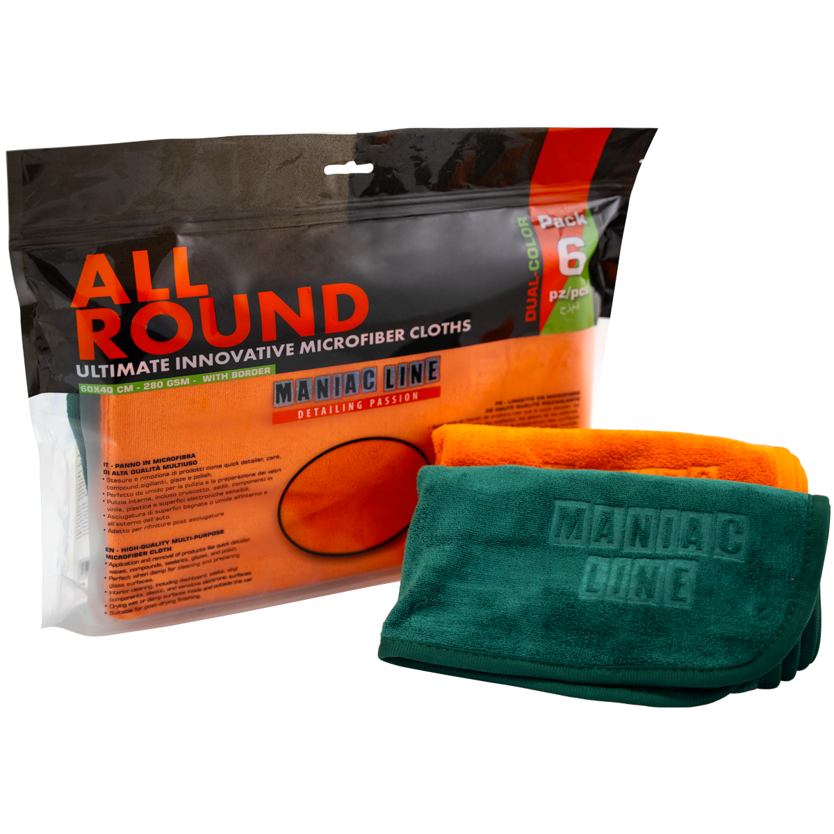 Maniac - Panno All Around  (6 Towel) - 60X40cm 280gsm