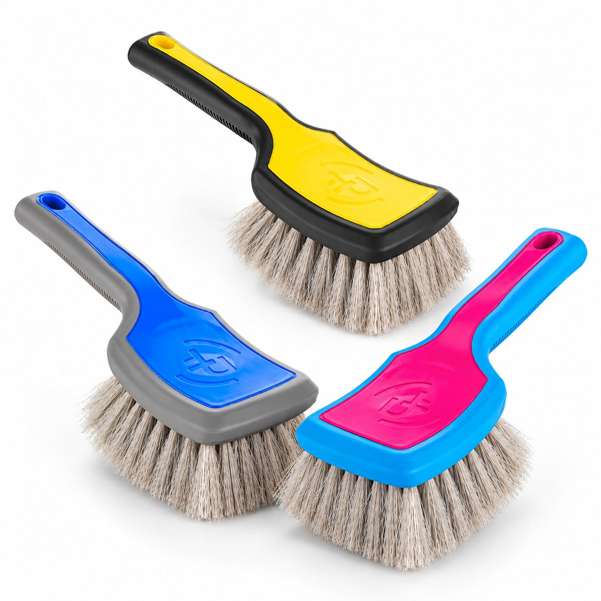 Detail Factory - ProGrip Tire Brush - Ergonomic ProGrip Handle, Stiff Synthetic Bristles, Ergonomic Design, Clean Your Tires with Ease