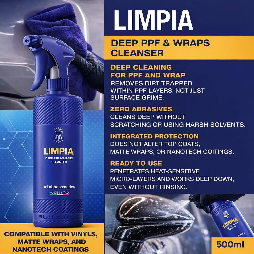 Labocosmetica Limpia Deep Cleaner for PPF Wraps Vinyl Protective Films