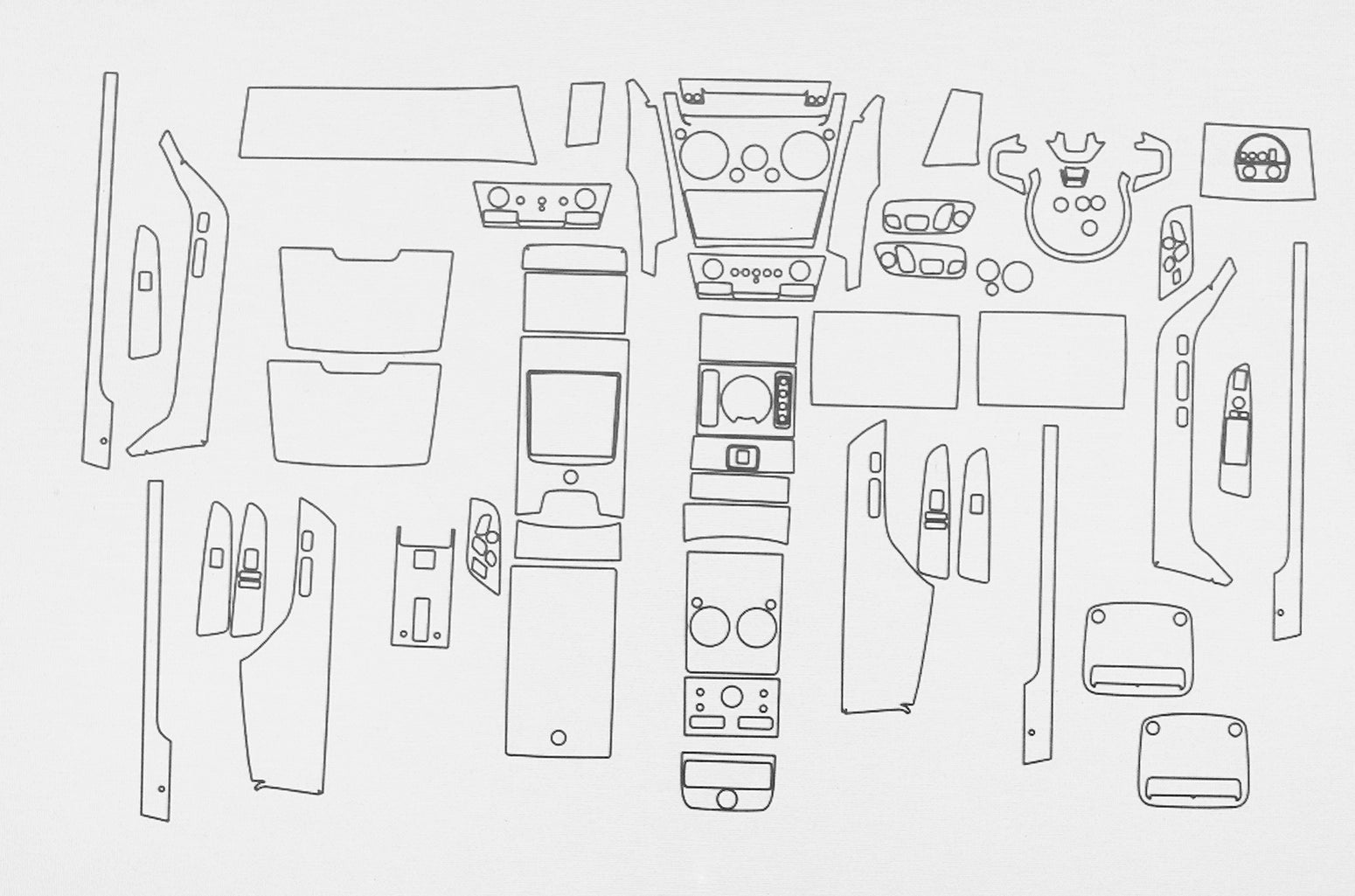 Rolls-Royce Cullinan Interior Precut