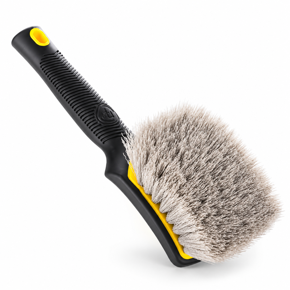 Detail Factory - ProGrip Tire Brush - Ergonomic ProGrip Handle, Stiff Synthetic Bristles, Ergonomic Design, Clean Your Tires with Ease
