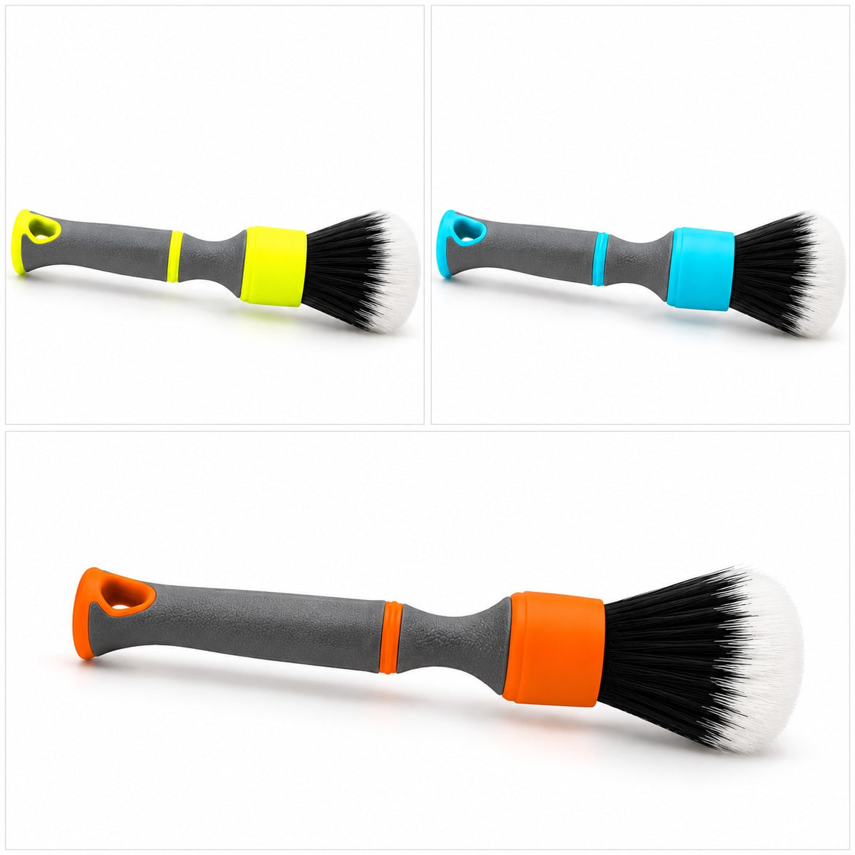 Detail Factory Octane Ultra-Soft TriGrip Small Car Detailing Brushes
