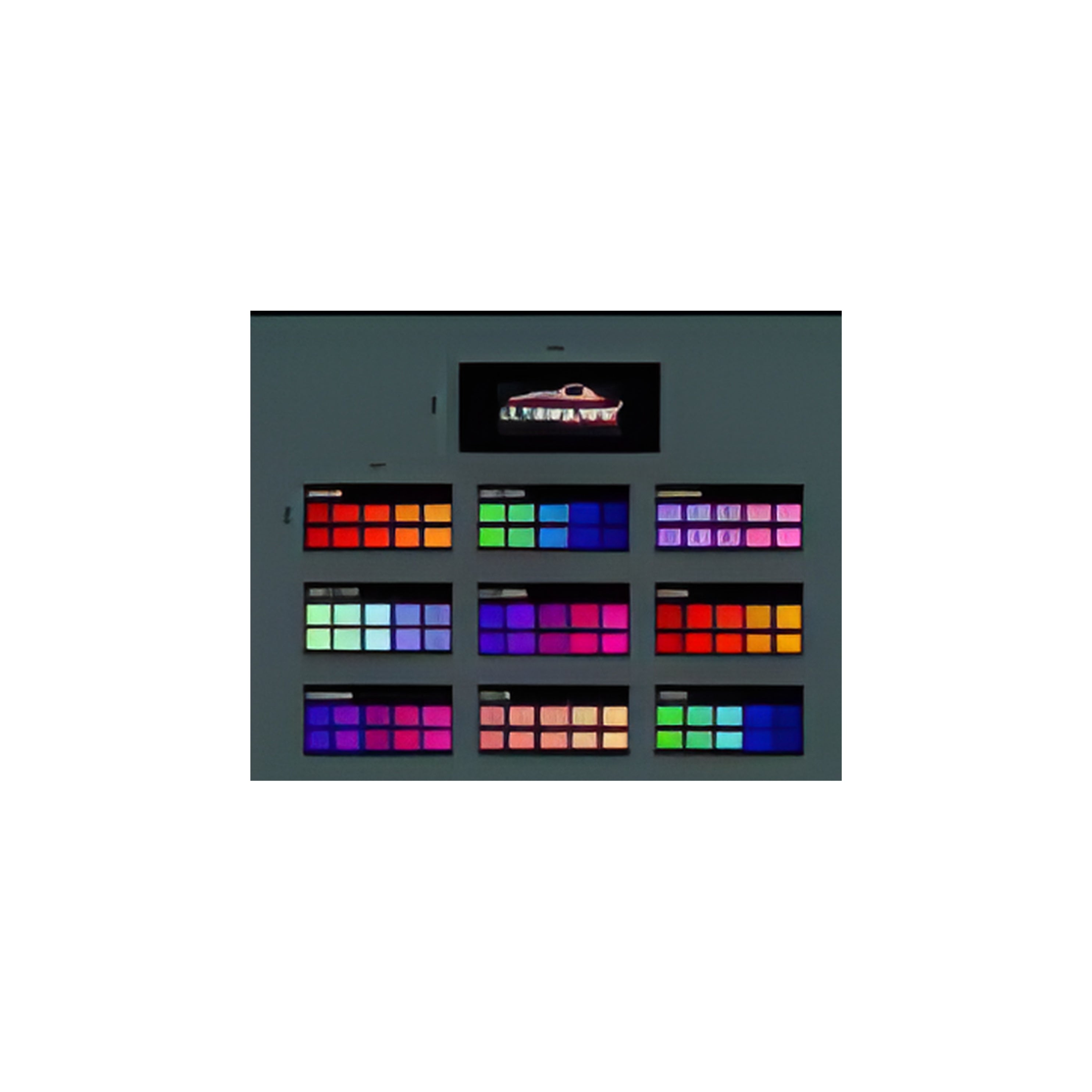 Colour Changing Film Display Board Set