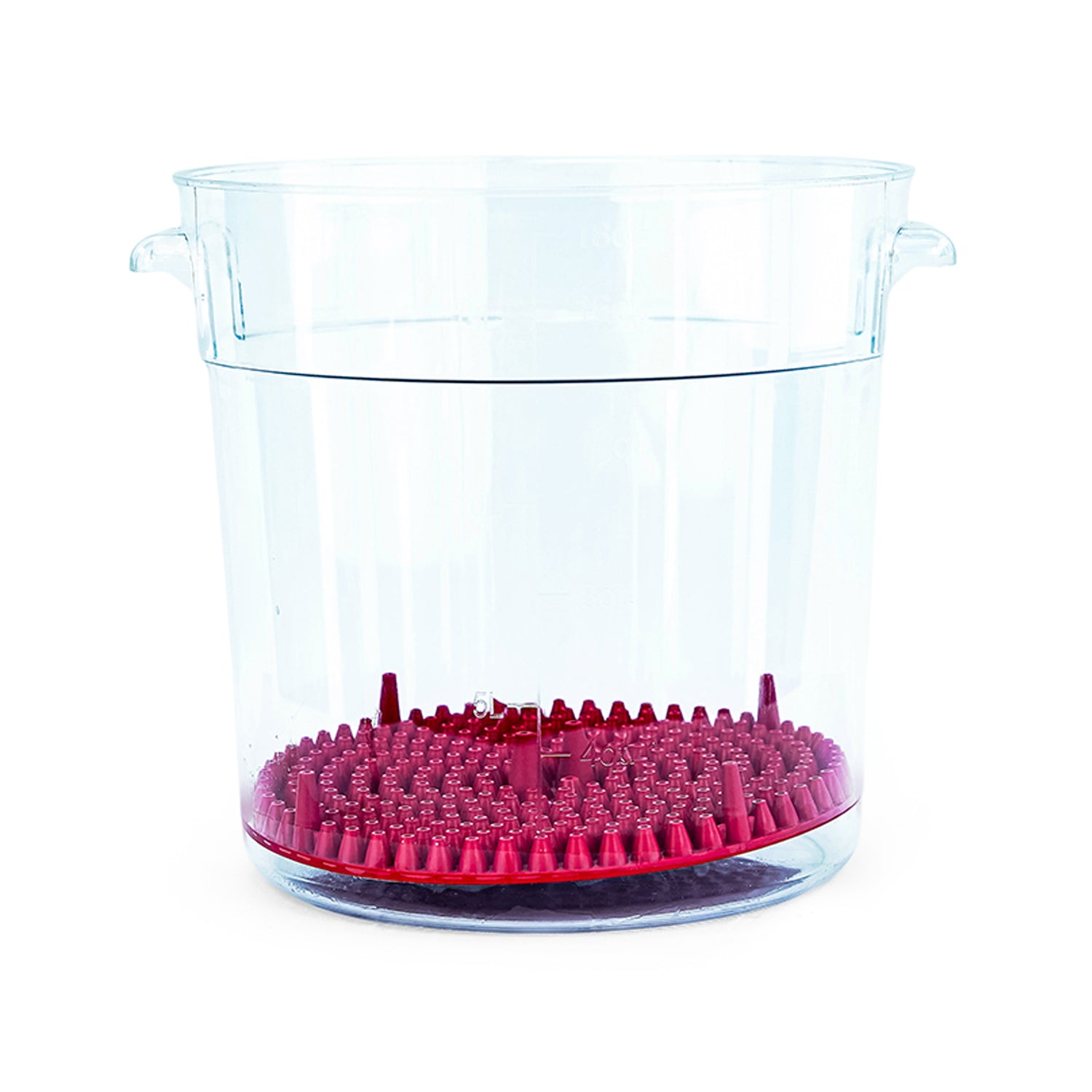 Transparent cleaning bucket + filter screen