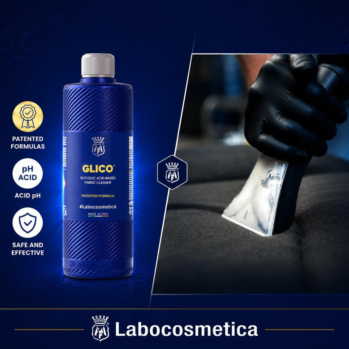 Labocosmetica Glico Trigger Patented Glycolic Acid Interior Fabric Cleaner