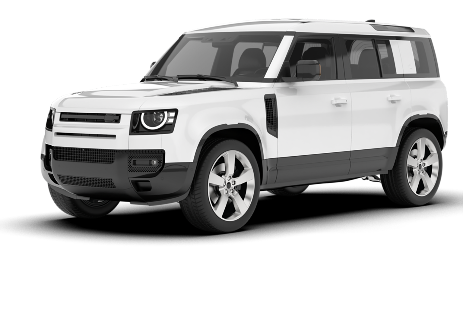 مقصورة لاند روفر ديفندر الداخلية المقطوعة مسبقًا